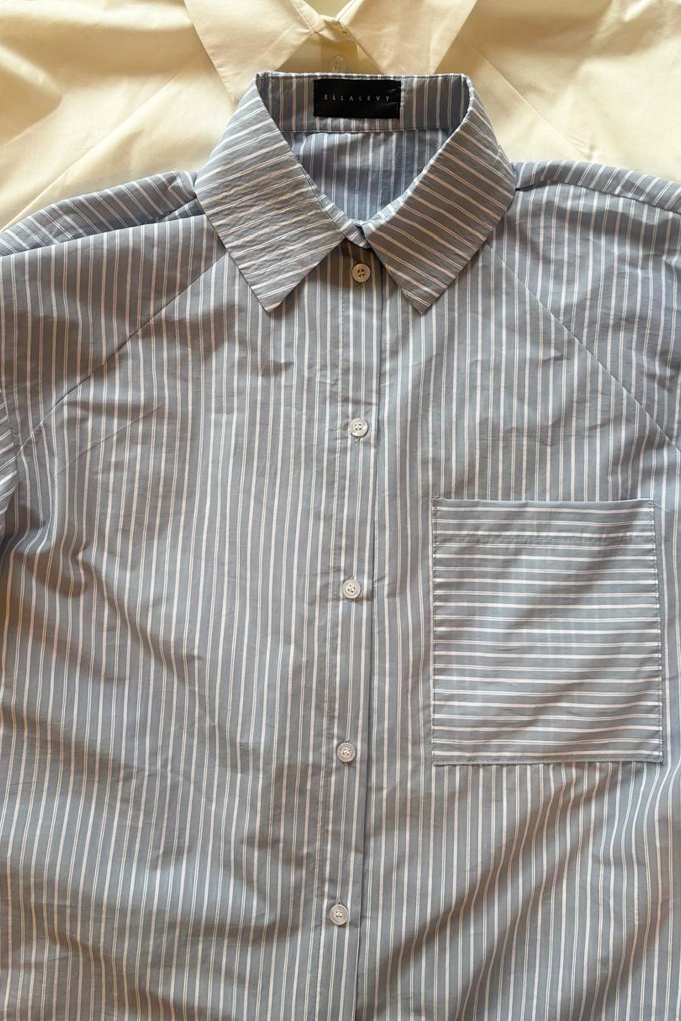 Jackie Shirt - Navy Stripes