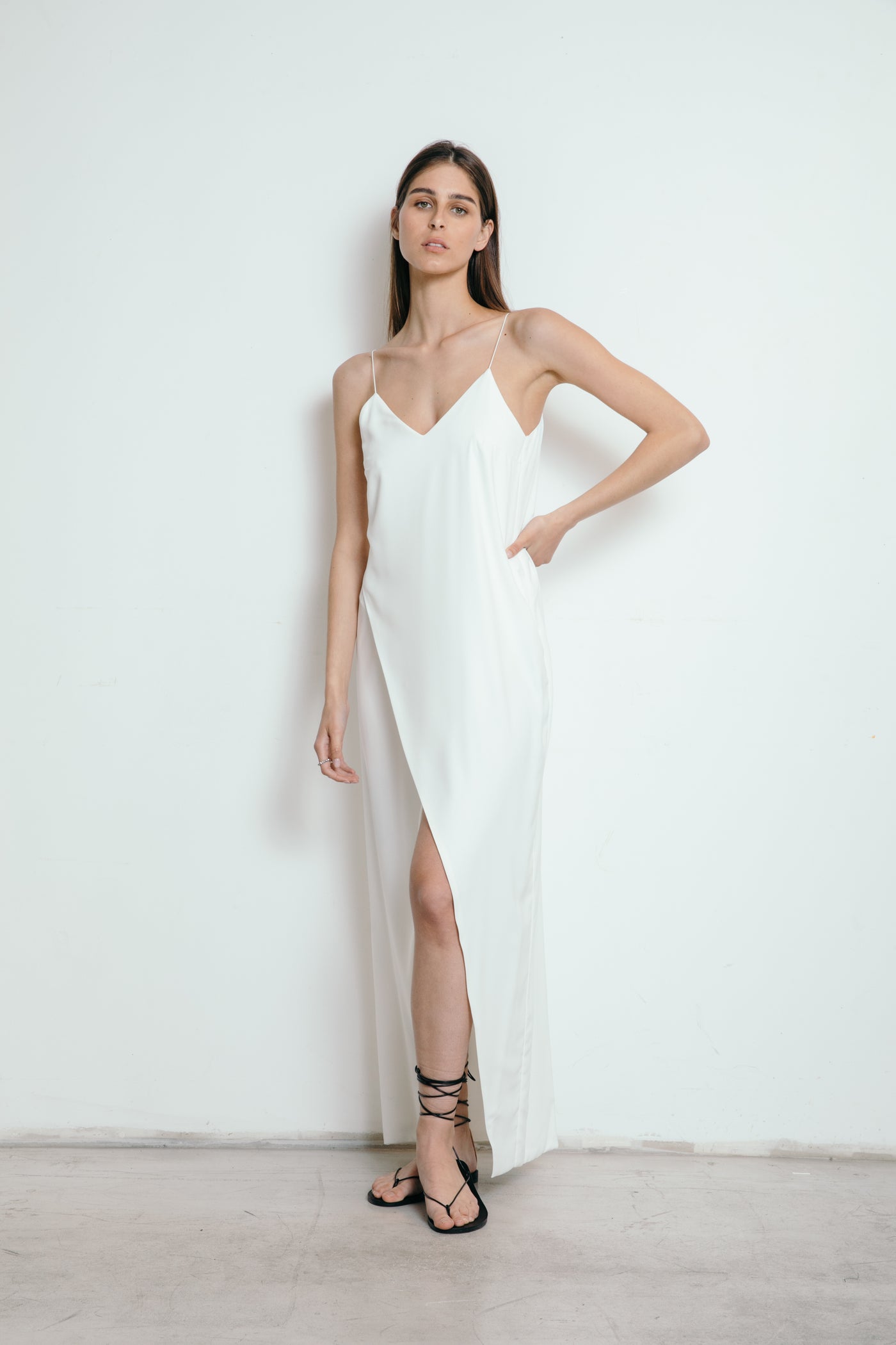Lana Wrap Dress -White