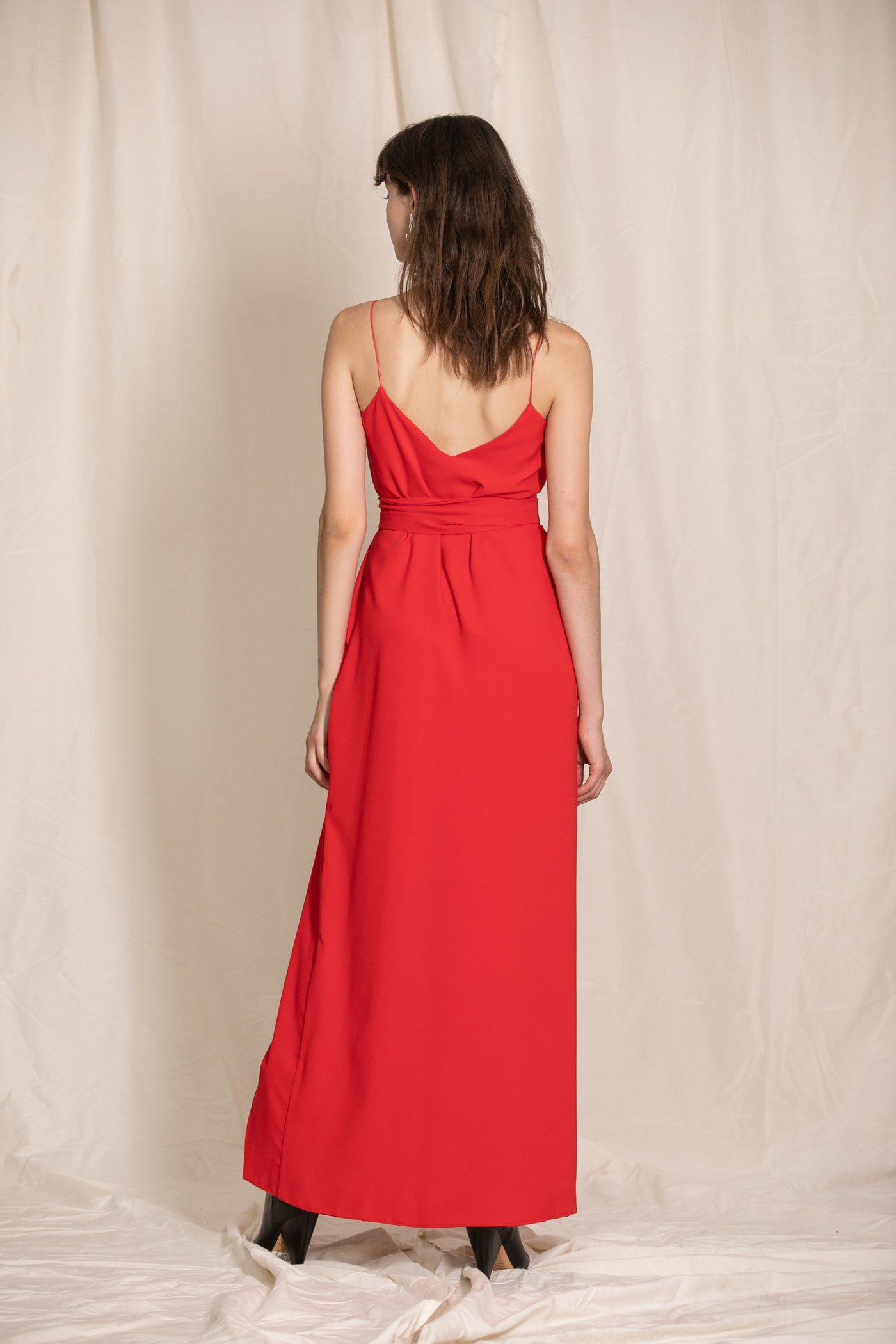 Lana Wrap Dress - Red