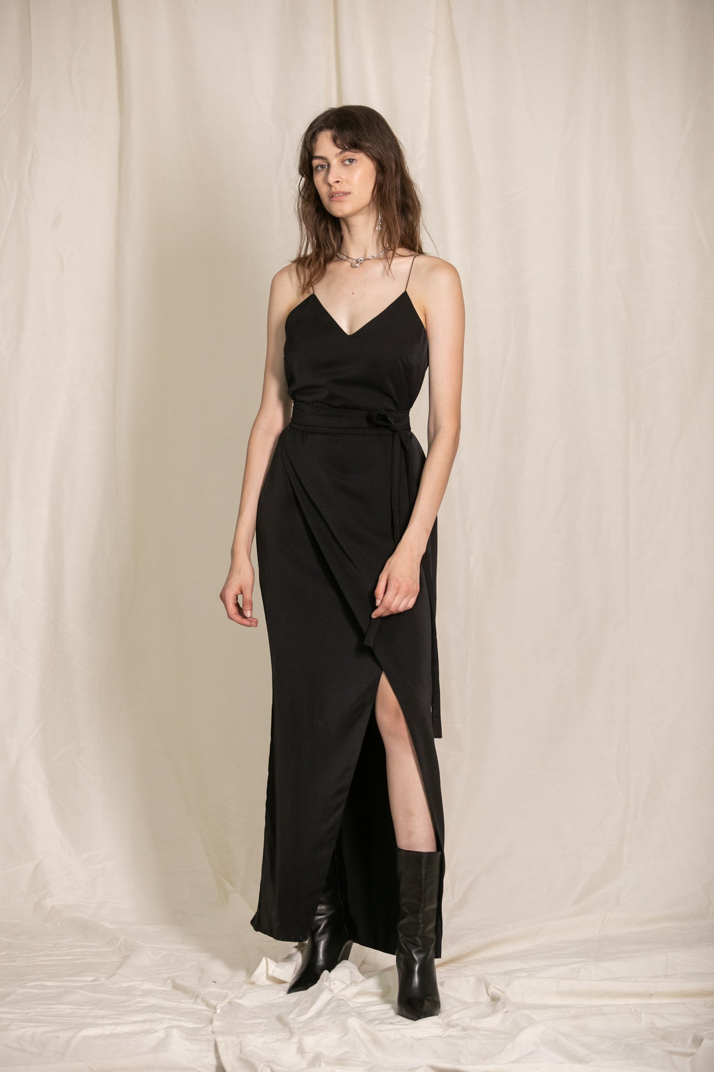 Lana Wrap Dress - Black