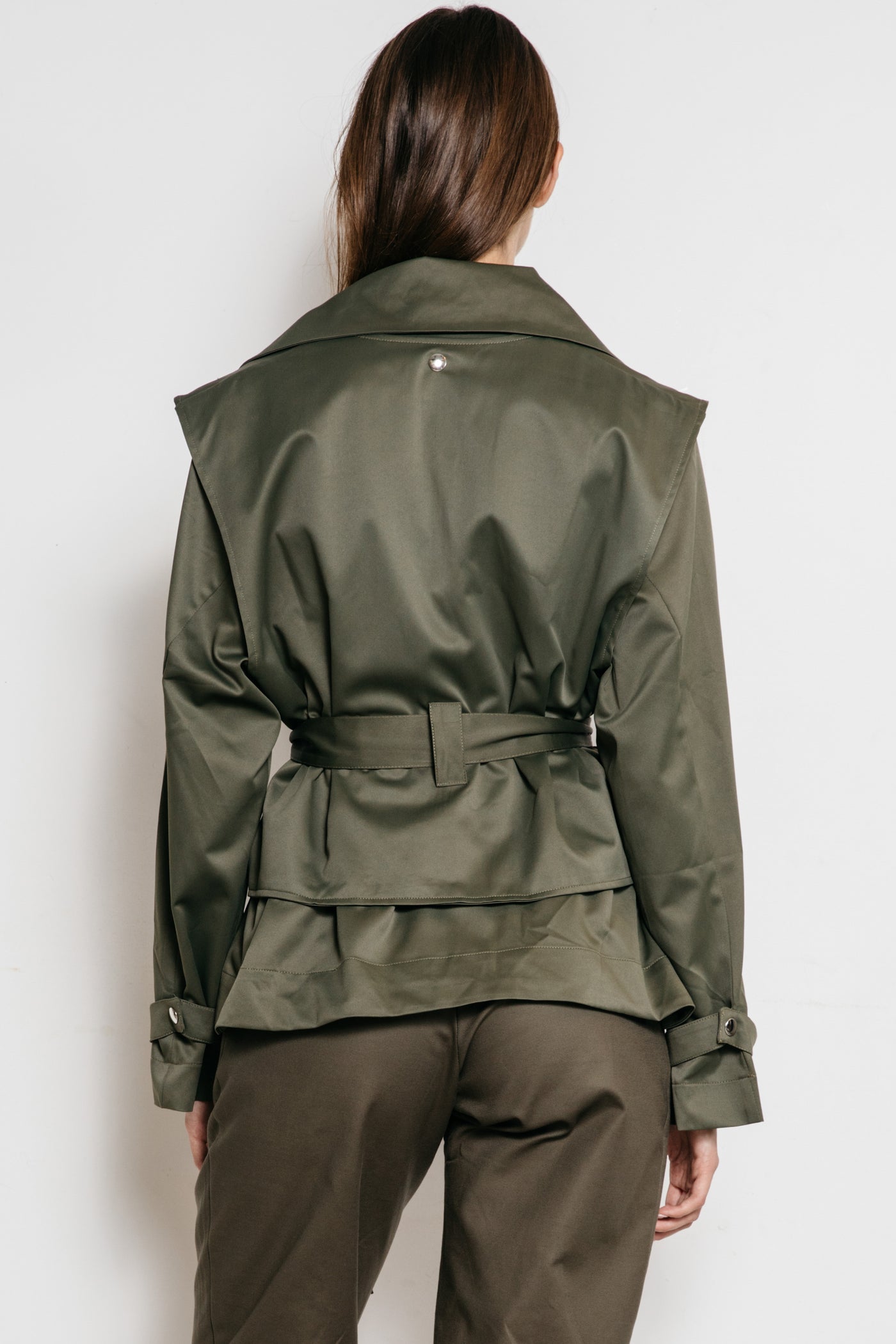 Daryl Trench Coat - Olive