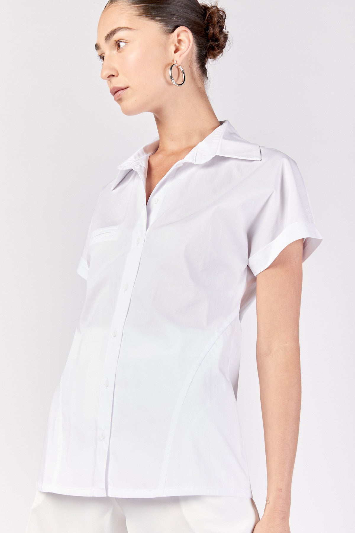 Smith Buttoned Shirt - White